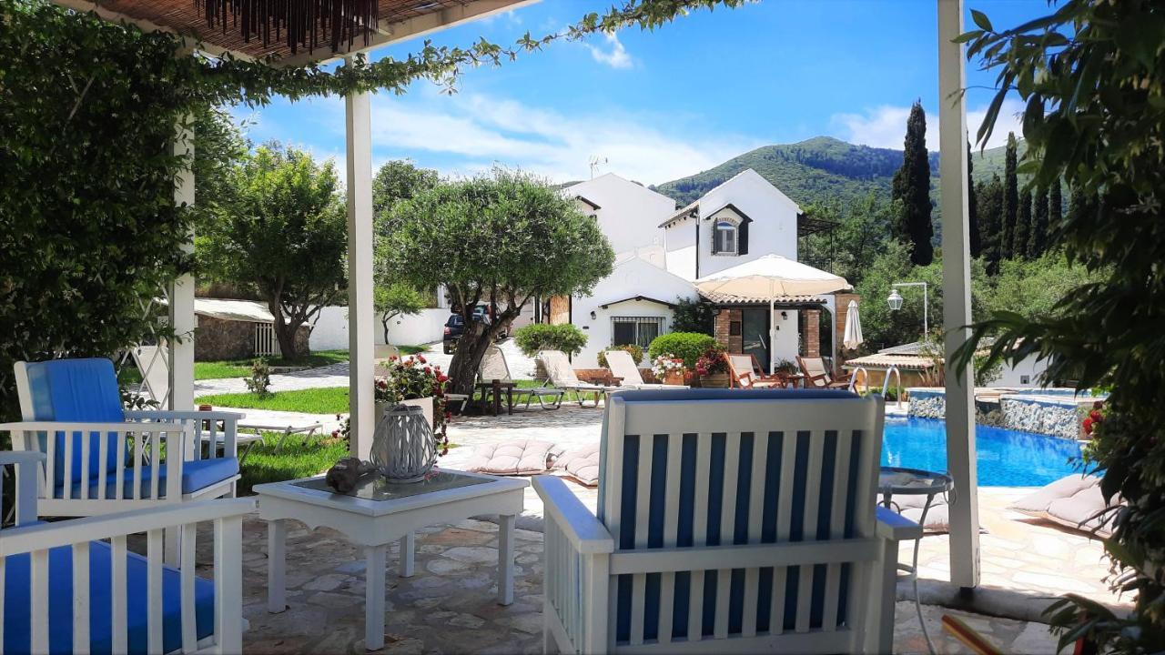 villa claire corfu Achílleion Esterno foto